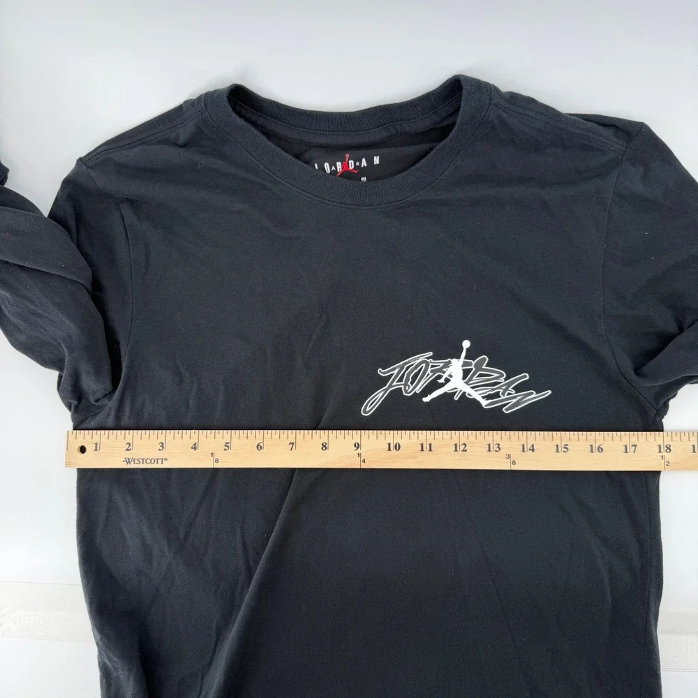 Jordan Dri-FIT Long Sleeve T-Shirt Men's‎ S Black Michael Jordan Dunk Graphic